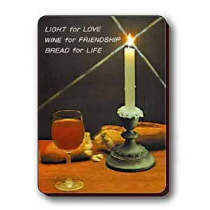 3D Lenticular Magnet - WINE, BREAD & CandLE