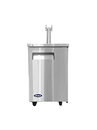 23" 1 Door Back Bar Beer Keg Cooler with Single Faucet Tower Atosa MKC23