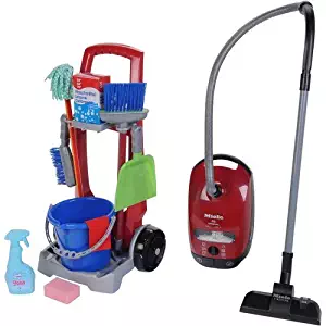 Theo Klein Toy Cleaning Trolley/Miele Vacuum Combo by Flat River Group