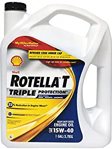 Rotella 550019913 T Triple Protection CJ-4 15W-40 Motor Oil - 1 Gallon