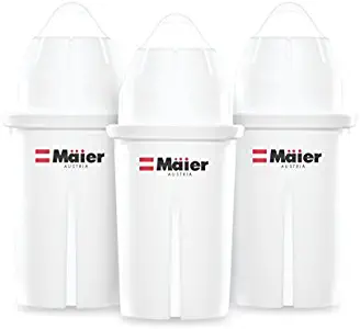 Maier Ultra Premium Water Filter Pitcher Replacement Filters for Brita or Similar, 3 Count