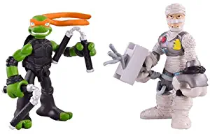 Teenage Mutant Ninja Turtles: The Movie, Mini Mutants 2 Pack - Michelangelo and Rat King