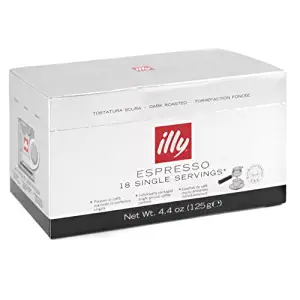 illy E.S.E. Pods Coffee, Dark Roast, 18 Pods