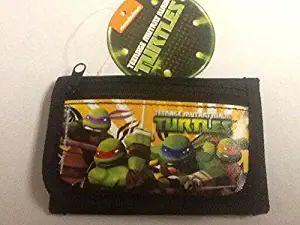 Brand New 2014 Teenage Mutant Ninja Turtles Tri Fold Wallet (Black)