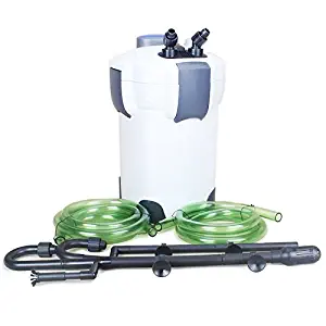 SunSun-China HW-304B 5-Stage External Canister Filter with 9-watt UV Sterilizer, 525 GPH