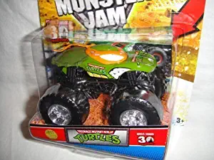 HOT WHEELS MONSTER JAM 2012 TOPPS EDITION TEENAGE MUTANT NINJA TURTLES DIE-CAST MONSTER JAM