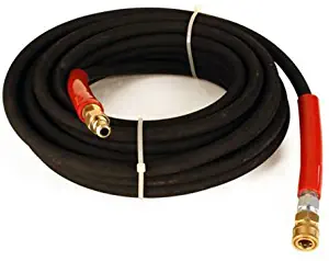 Raptor Blast 6000 PSI Black 2 Wire Braid Pressure Washer Hose 100ft. & Couplers