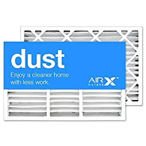 AIRx Filters Dust 16x25x5 Air Filter MERV 8 Replacement for Lennox X0583 X 6670 X6672 HCF160 to Fit Media Air Cleaner Cabinet Lennox Healthy Climate HCC16-28, 2-Pack