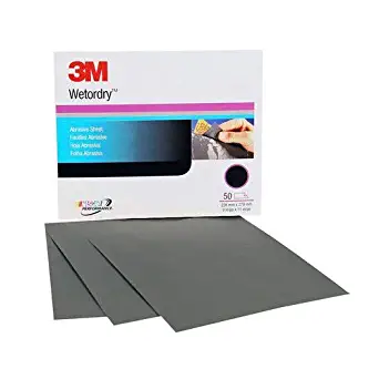 3M Imperial Wetordry Sheet 02038, 9" x 11", P400A, 50 Sheets/Sleeve (3M-2038)