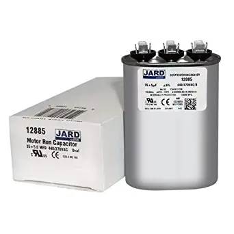 53H27-35 + 5 uf MFD 440 Volt VAC - Lennox Oval Dual Run Capacitor Upgrade