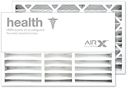 AIRx Filters Health 16x25x5 Air Filter MERV 13 Replacement for Lennox X0583 X6670 X6672 HCF160 HCF-16-11 to Fit Media Air Cleaner Cabinet Lennox Healthy Climate HCC16-28, 2-Pack