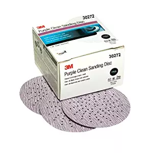 3M 30272 Purple 3" P500 Grit Clean Sanding Hookit Disc