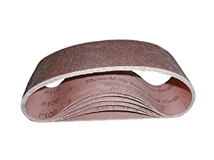 3M 341D 4" x 24" 80 Grit Sanding Belt (Pack of 10)