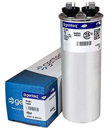 Lennox 100463-04 / 39H5801-40 uf MFD 440 Volt VAC Genteq Replacement Round Run Capacitor