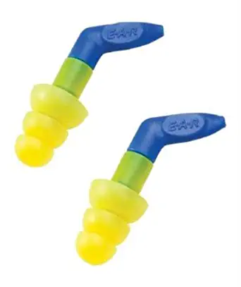 UltraFit 27 Triple Flange Polymer Uncorded Earplugs. (100 Pairs)