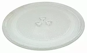 Small 9.6" / 24.5cm Microwave Glass Plate/Microwave Glass Turntable Plate Replacement - For Small Microwaves