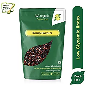 Karupu Kavuni - Glycemic Index Black Rice 500 gm (17.63 OZ)