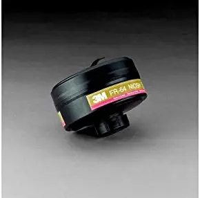 3M FR-64 Reusable Respirator Cartridge - DIN & Threaded Connection - 051131-52558 [PRICE is per EACH]