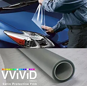 VViViD Clear Protective Satin Finish Vinyl Wrap Guard Film Sheet (17.75 Inch x 54 Inch)