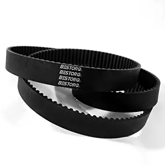 BESTORQ 390-3M-6 3M Timing Belt, Rubber, 390 mm Outside Circumference, 6 mm Width, 3 mm Pitch, 130 Teeth