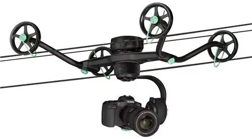 SYRP Slingshot 3-Axis Cable Cam Indie Kit (82'), Includes Slingshot, Genie II Linear, 2X Genie Mini II, Pan Tilt Bracket & Sync Cable