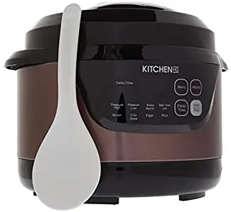 Kitchen HQ 2-Quart Digital Pressure Cooker - Taupe