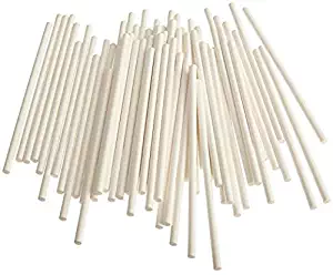 Cake Pop Sticks, 6" Paper Sticks for Cake Pops, Lollipops, Candy Apples, 100/Pack, Bake Shop Supply