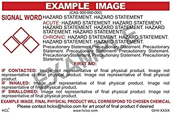 Mineral Spirits GHS Label - 2" x 3" (Pack of 25)