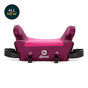 Diono Solana 2 No-Back Child Booster Seat, Pink