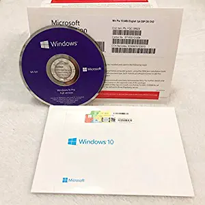 Windows 10 Pro OEM - 64 Bit Version | English | Windows 10 Professional DVD