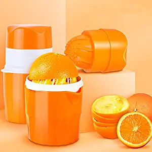 RUGU Manual Citrus Juicer for Orange Lemon Apple Grape Watermelon Multifunctional Fruit Extractor Squeezer Potable Juicer Bottle