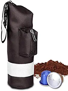 STARESSO Portable Espresso Maker Carry Bag - Compatible with Travel Business Trip & Outdoor Activity Lightweight Waterproof Protective Zipper Punch for Manual Coffee Maker & Capsule