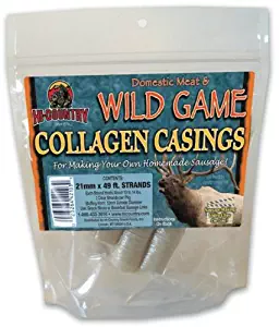 Hi-Country Snack Foods Domestic Meat and WILD GAME 21mm Collagen Casings