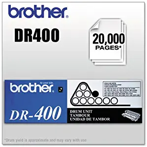 Brother DR400 Drum Cartridge - New (Retail Packaging),Black