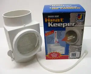 FIT CHK100ZW Dryer Vent Heat Keeper Saver Dundas Jafine Winter and Summer Positions