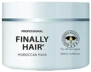 Hair Mask - Hydrating Argan Oil Hair Mask and Deep Conditioner By Finally Hair for Dry or Damaged Hair - 8.45 Oz Hair Reviver