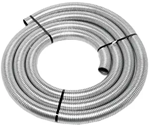 Walker (40002) 1-1/2" Diameter - 25' Long Galvanized Flex Tube