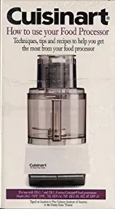 Cuisinart How to Use Your Food Processor VHS