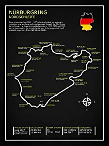 Imagekind Wall Art Print Entitled The Nurburgring Nordschleife by Mark Rogan | 24 x 32