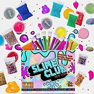 Slime Kit Supplies – Slime Kits for Kids Girls and Boy - Comes with Add-in Accessories Including Slime Beads, Slime Charms, Slime Glitter, & Other Slime Decoration Packs – Includes 18