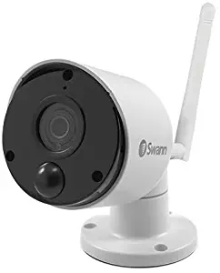 Swann Security 1080p Bullet Camera, Indoor/Outdoor Surveillance, Infrared Sensor and Night Vision, Two-Way Audio, Add to WiFi NVR System, SWNVW-490 CAM