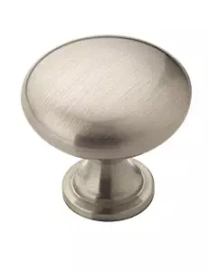 Amerock BP53005G10 Allison Value Mushroom Cabinet Knob, 1.25" (32 millimeters) Diameter, Satin Nickel, 25 Pack