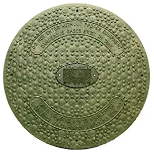 Jackel Septic Tank Riser Cover (24 Inch Diameter - GREEN)