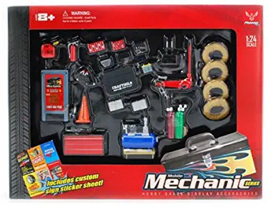 MECHANIC ACCESSORIES SET - HOBBY GEAR G 1/24 SCALE MODEL TRAIN & CAR ACCESSORIES 18415 (japan import) by Phoenix toys