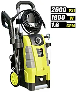 Electric Pressure Washer 2600PSI 1.6GPM Electric Power Washer with Spray Gun 25ft High Pressure Hose Adjustable Nozzle