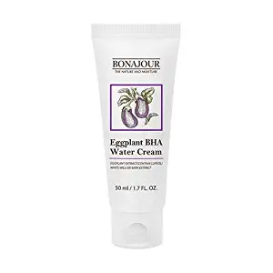 [BONAJOUR] Eggplant Daily BHA Moisturising Cream - Salicylic Acid Gentle Exfoliating Anti-Acne treatment Natural Moisturizer 1.7 fl. oz