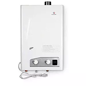 Eccotemp FVI12-LP Liquid Propane Gas Tankless Water Heaters, White