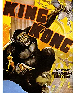 Wee Blue Coo Advertising Movie Film King Kong Classic Gorilla New York Horror Large Art Print Poster Wall Decor 18x24 inch