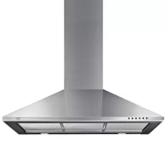 XOB30SMUA XO Range Hood Stainless Steel Wall Mount Chimney Euro Style, 30", 395 CFM, Make Up Air Qualified