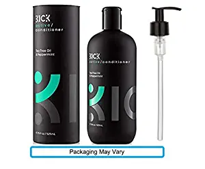 Kick Mens Conditioner (Tea Tree and Peppermint) for Dandruff and Hair Loss - Proven High Performance Pro-Nourishing Mens Natural Anti Dandruff Treatment (17.5 ounces)